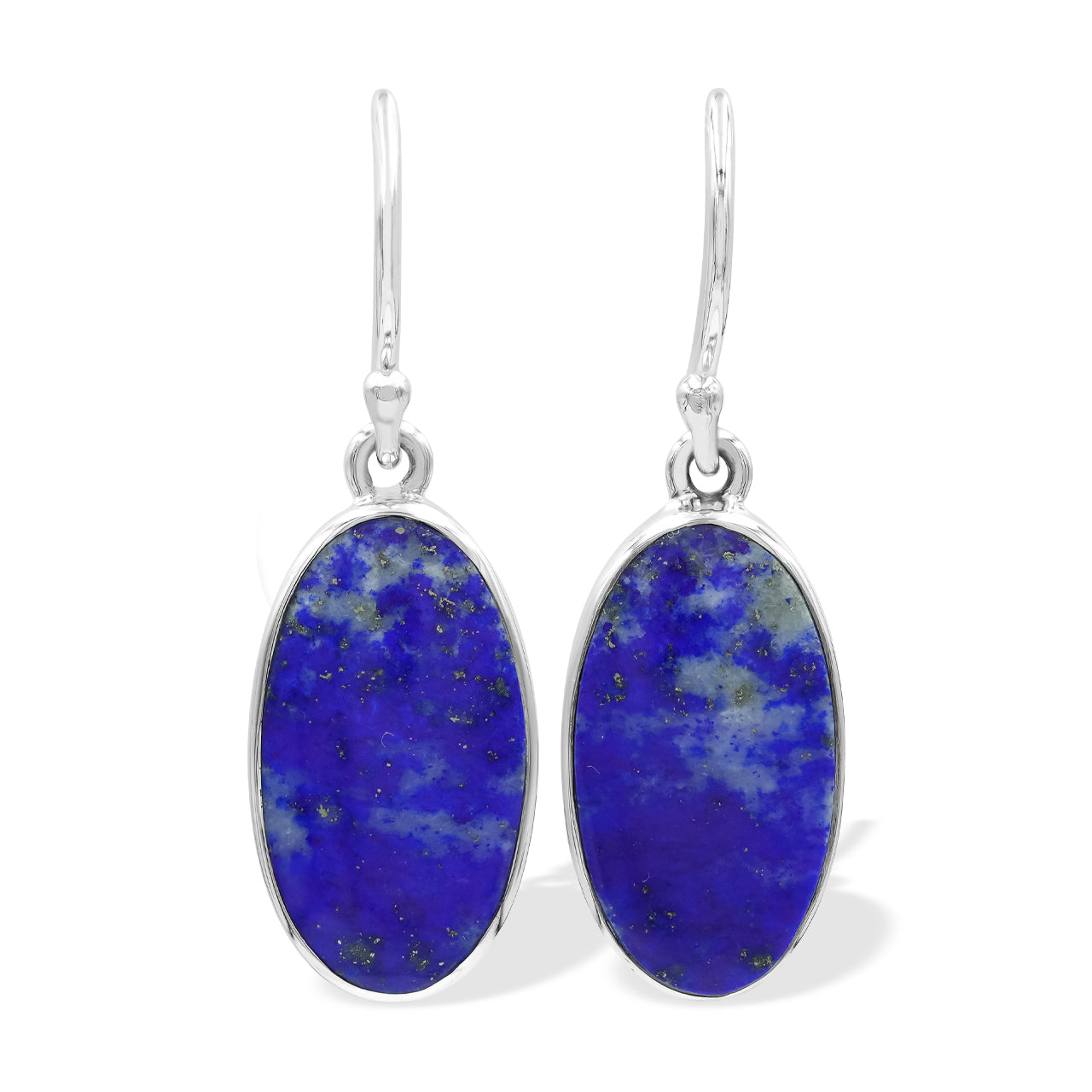 Lapis Lazuli Oval Earrings