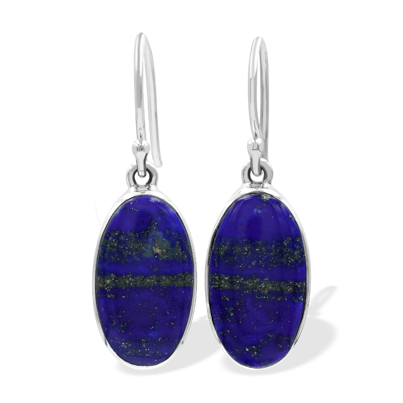 Lapis Lazuli Oval Earrings