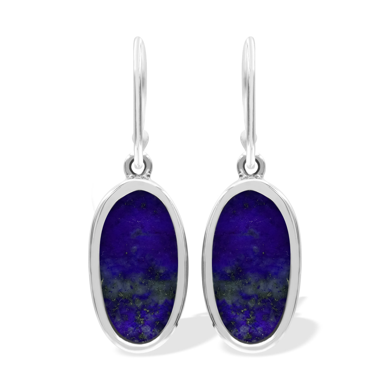 Lapis Lazuli Oval Earrings