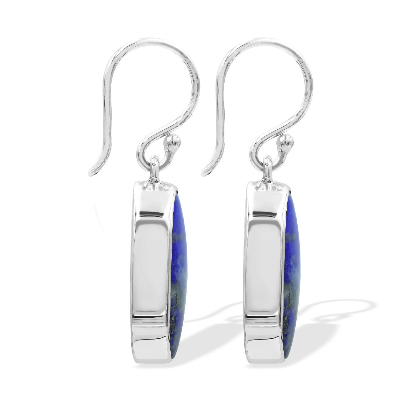 Lapis Lazuli Oval Earrings