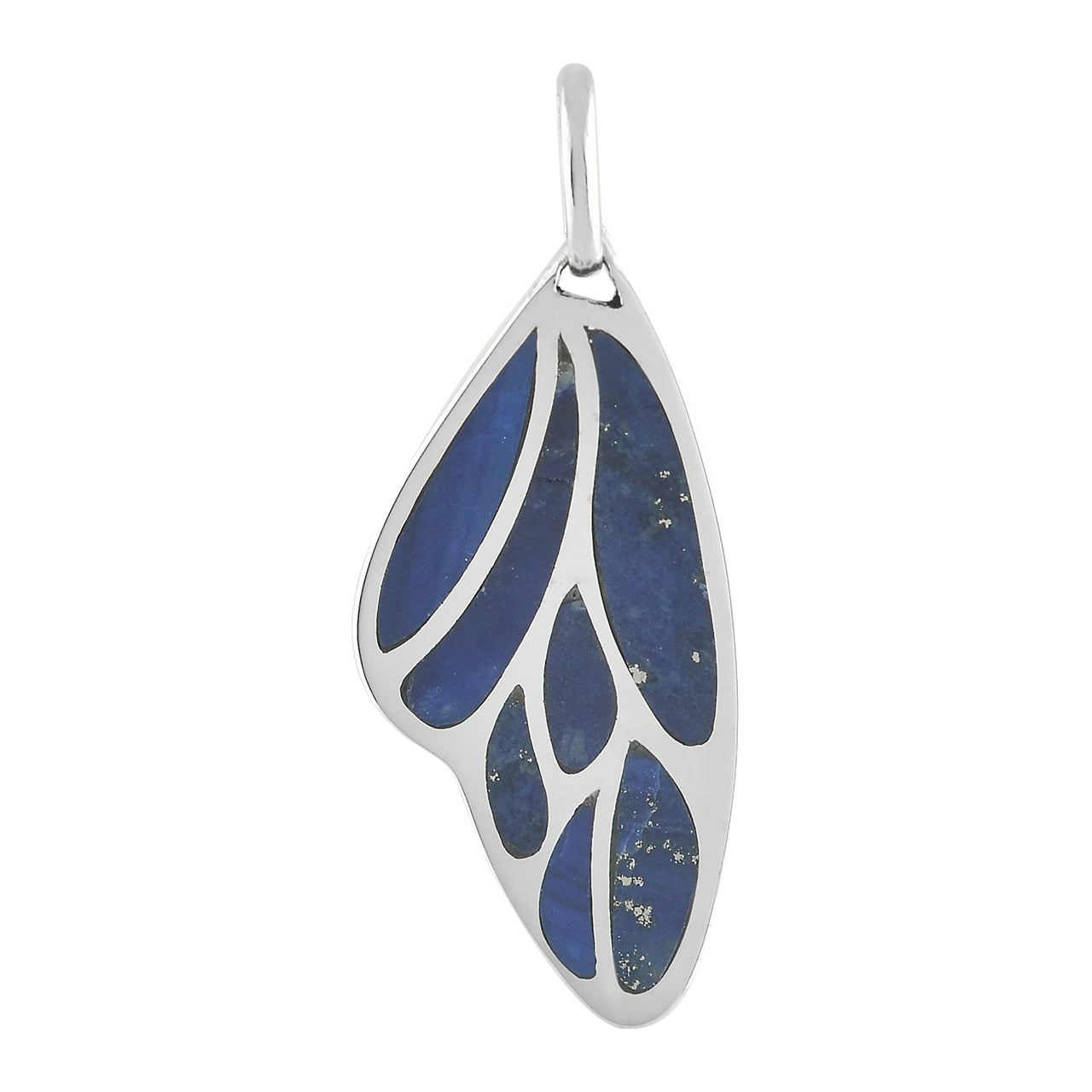 Lapis Lazuli Butterfly Wing Pendant