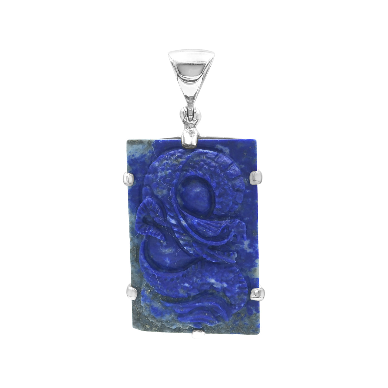 Lapis Lazuli Dragon Pendant