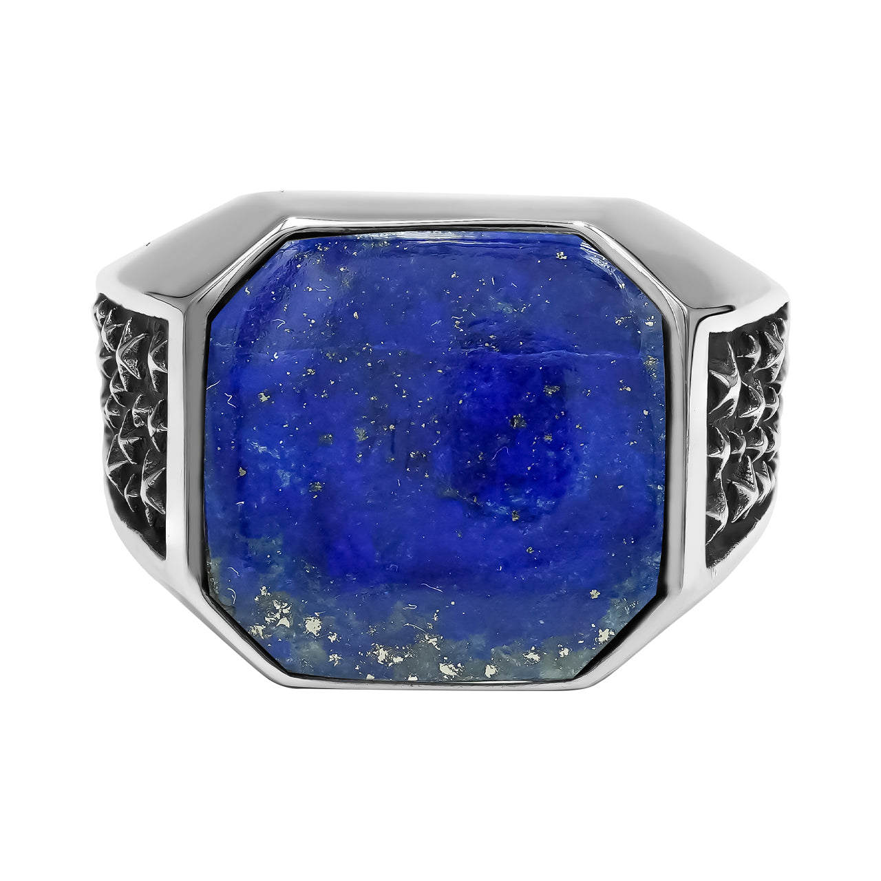 Lapis Lazuli Octagon Shaped Ring