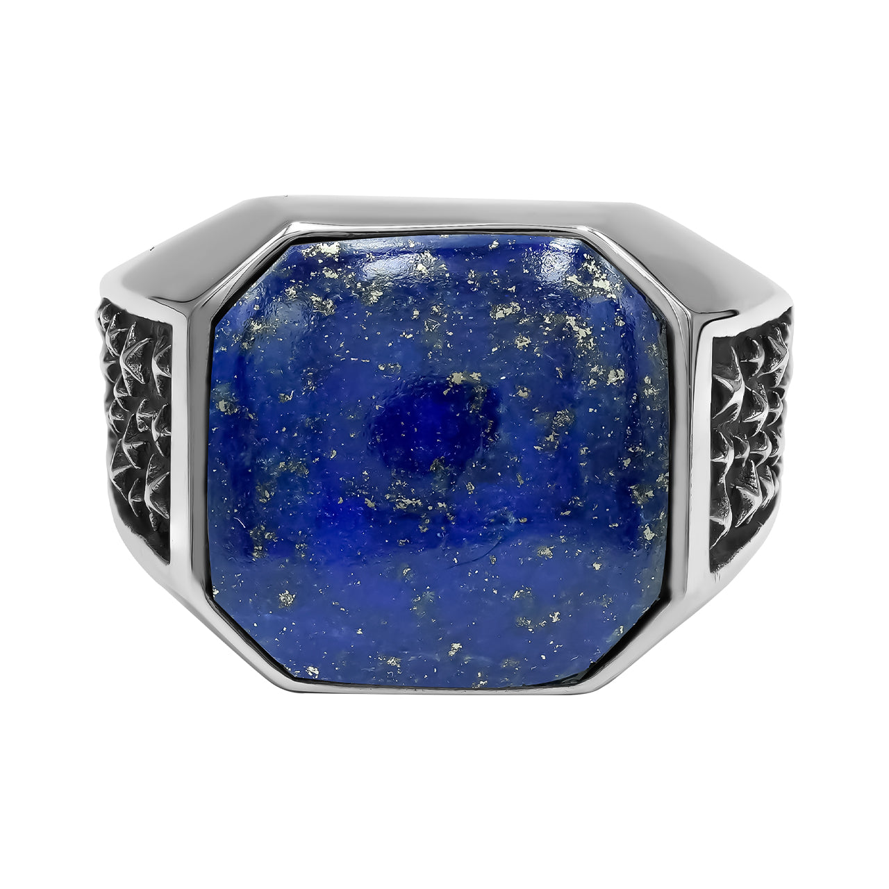 Lapis Lazuli Octagon Shaped Ring