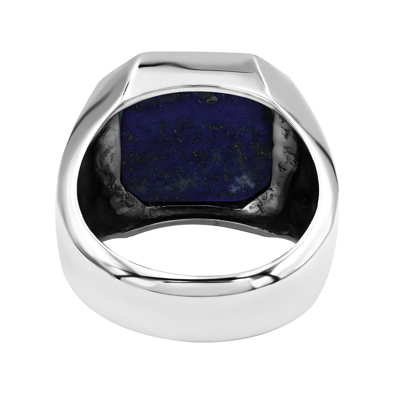 Lapis Lazuli Octagon Shaped Ring