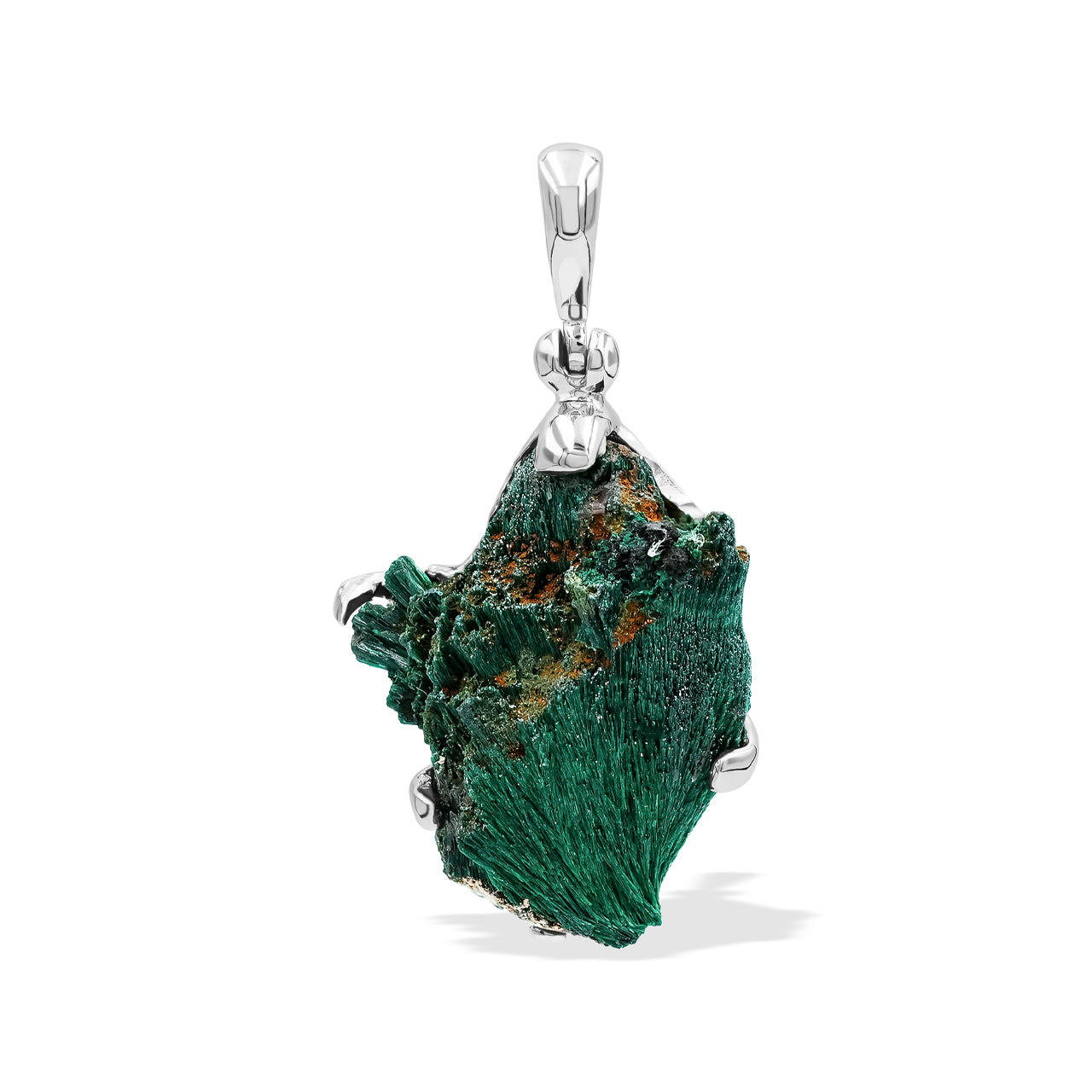 Malachite Prong Set Pendant