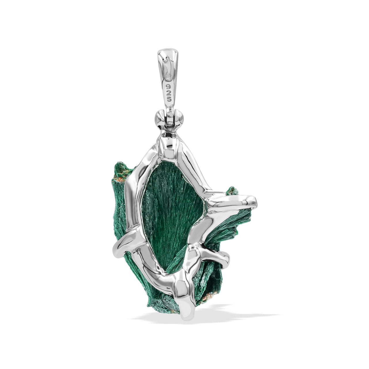 Malachite Prong Set Pendant