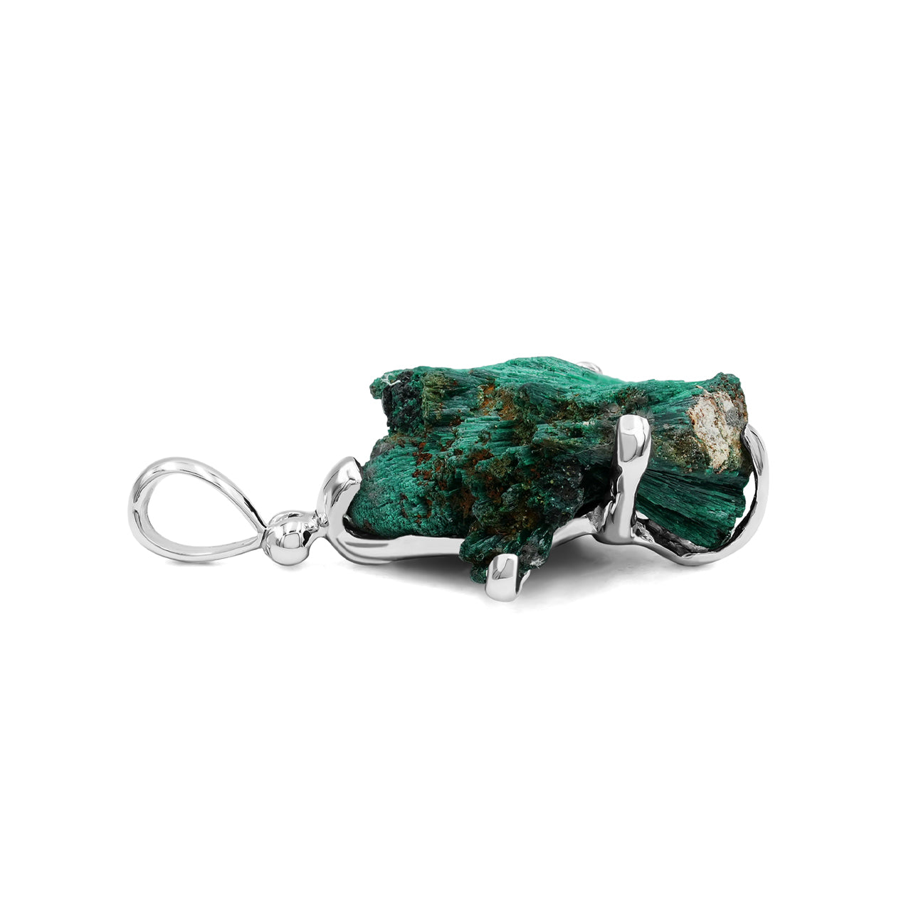 Malachite Prong Set Pendant