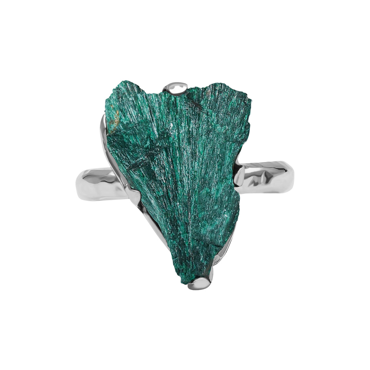 Gorgeous Malachite Prong Set Ring