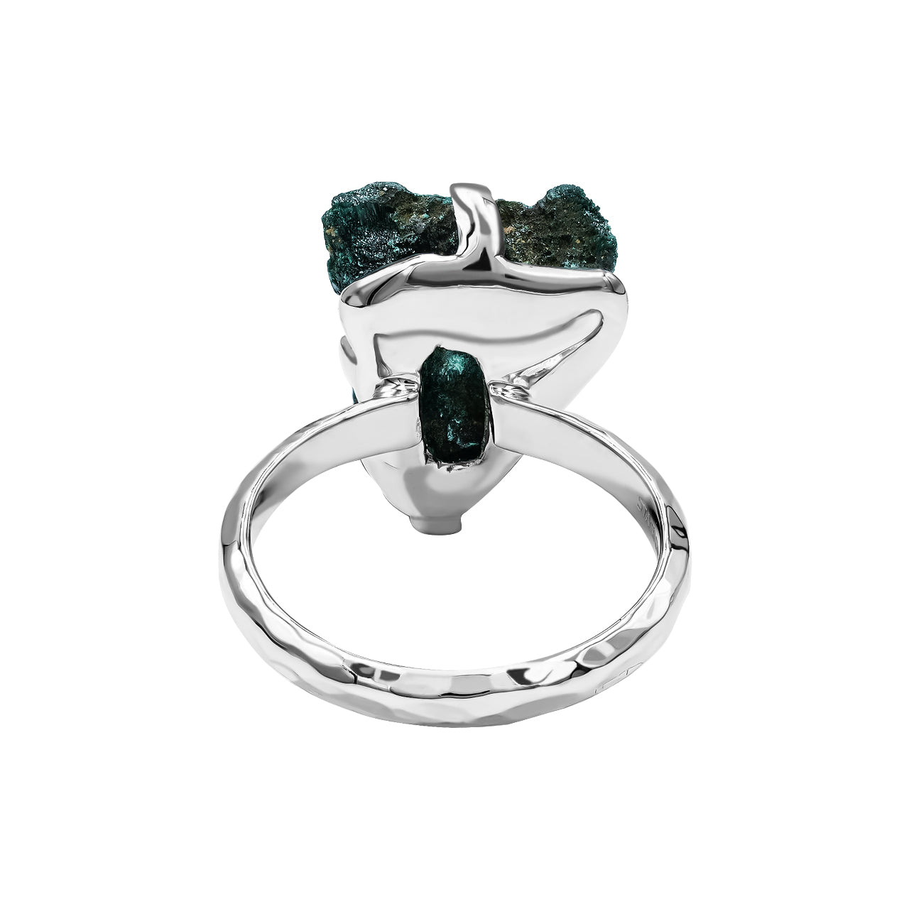 Gorgeous Malachite Prong Set Ring