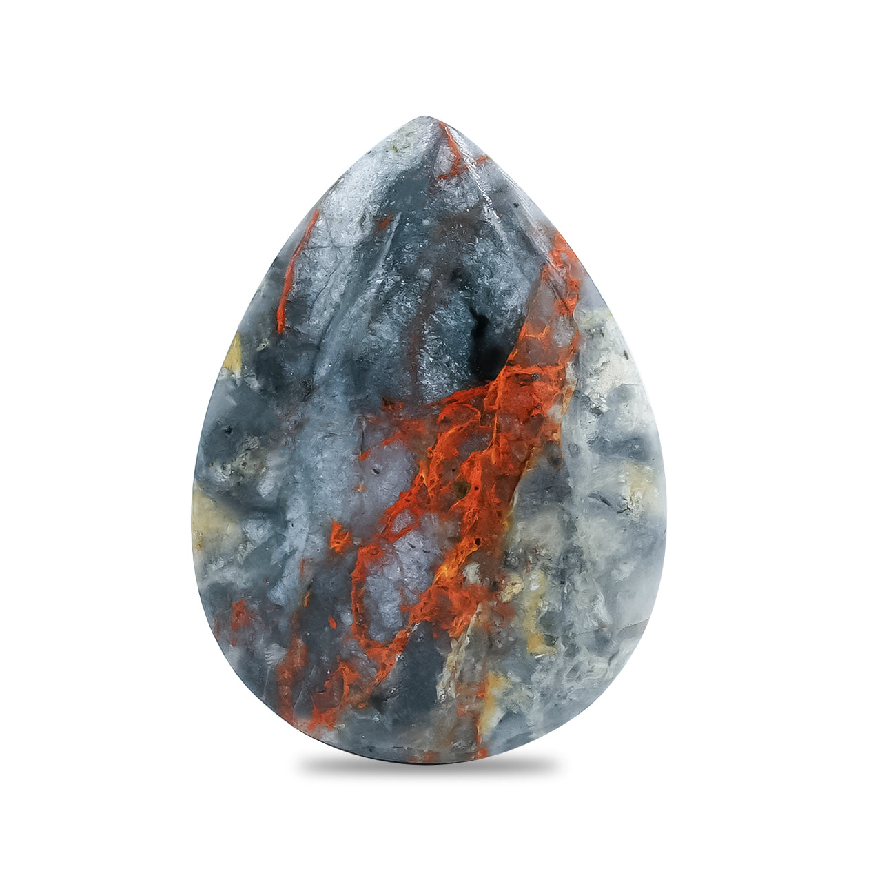 Magma Chalcedony Pear Shaped Cabochon 18x25 mm