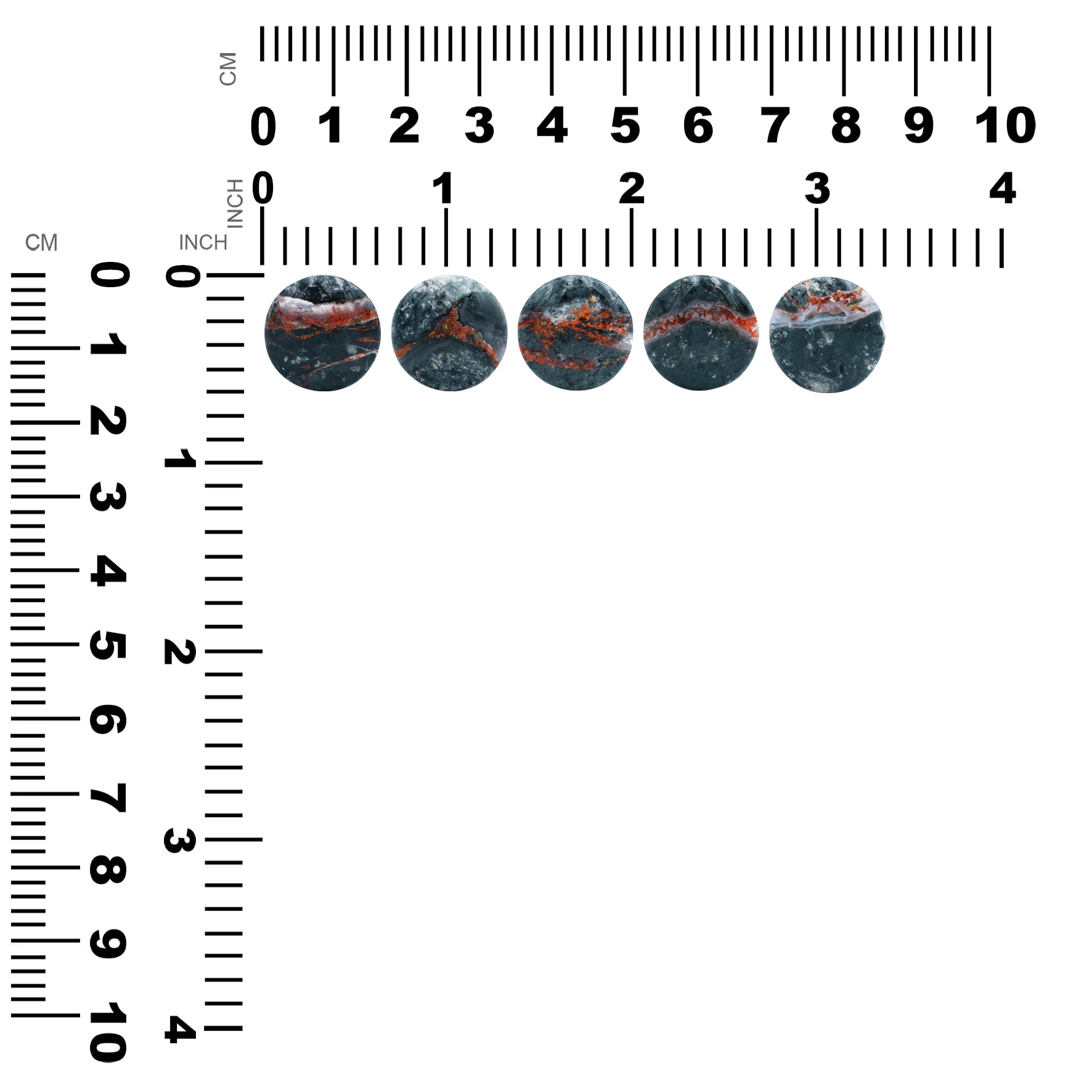 Magma Chalcedony Round Cabochon 16 mm