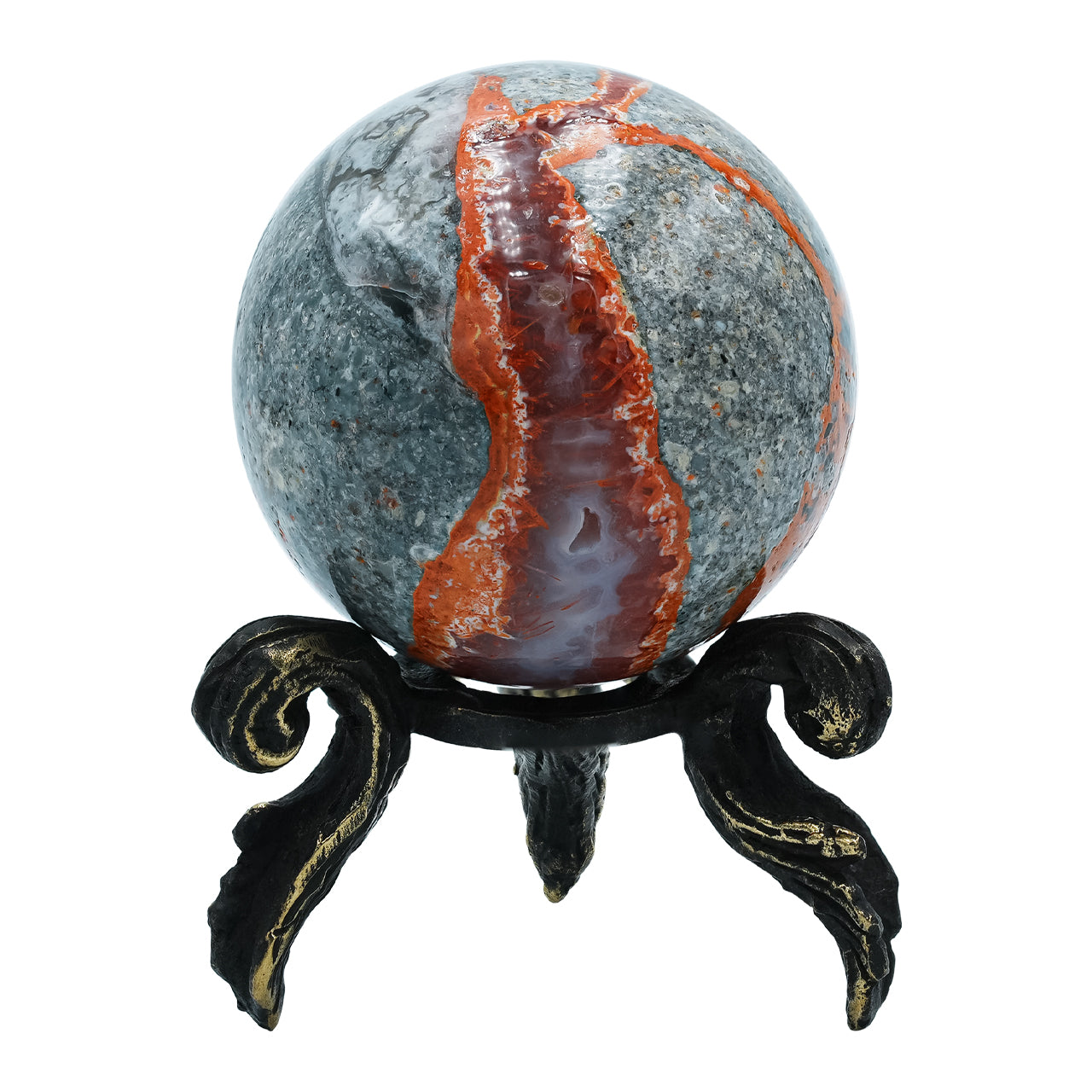 Magma Chalcedony Sphere Display - Small