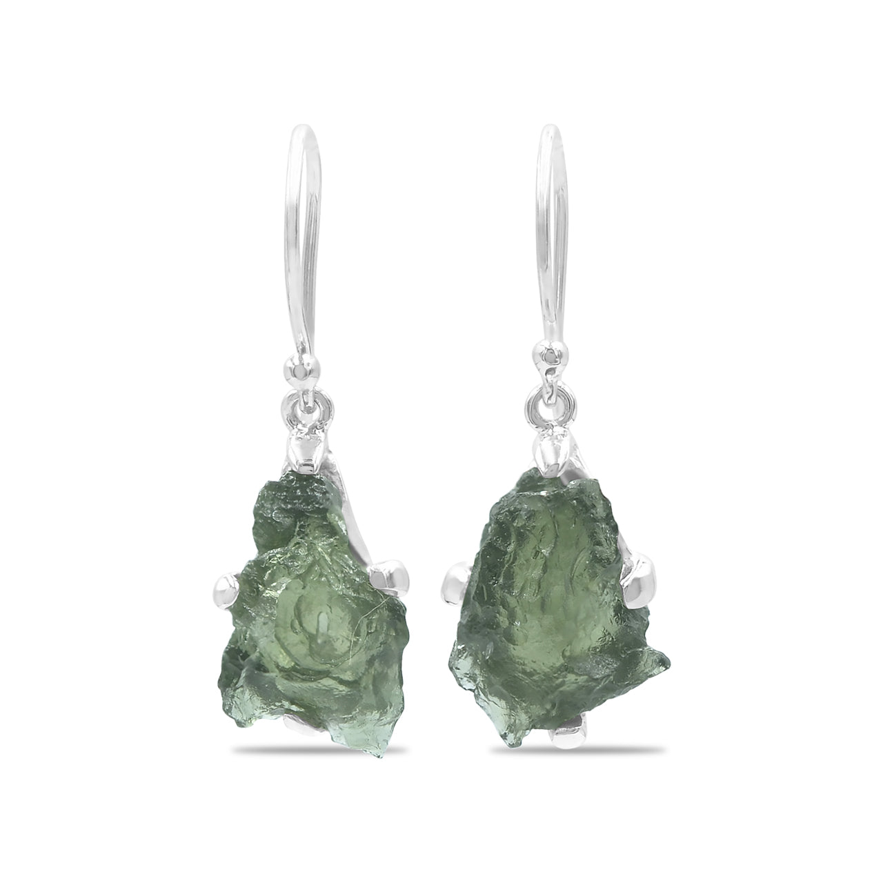 Moldavite Earrings