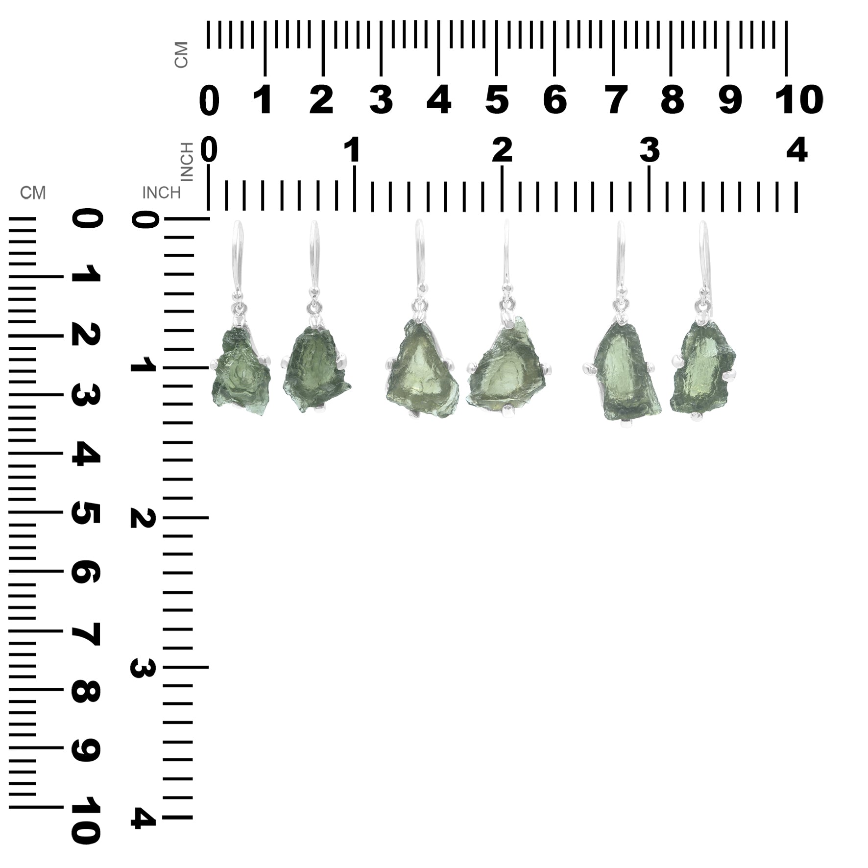 Moldavite Earrings