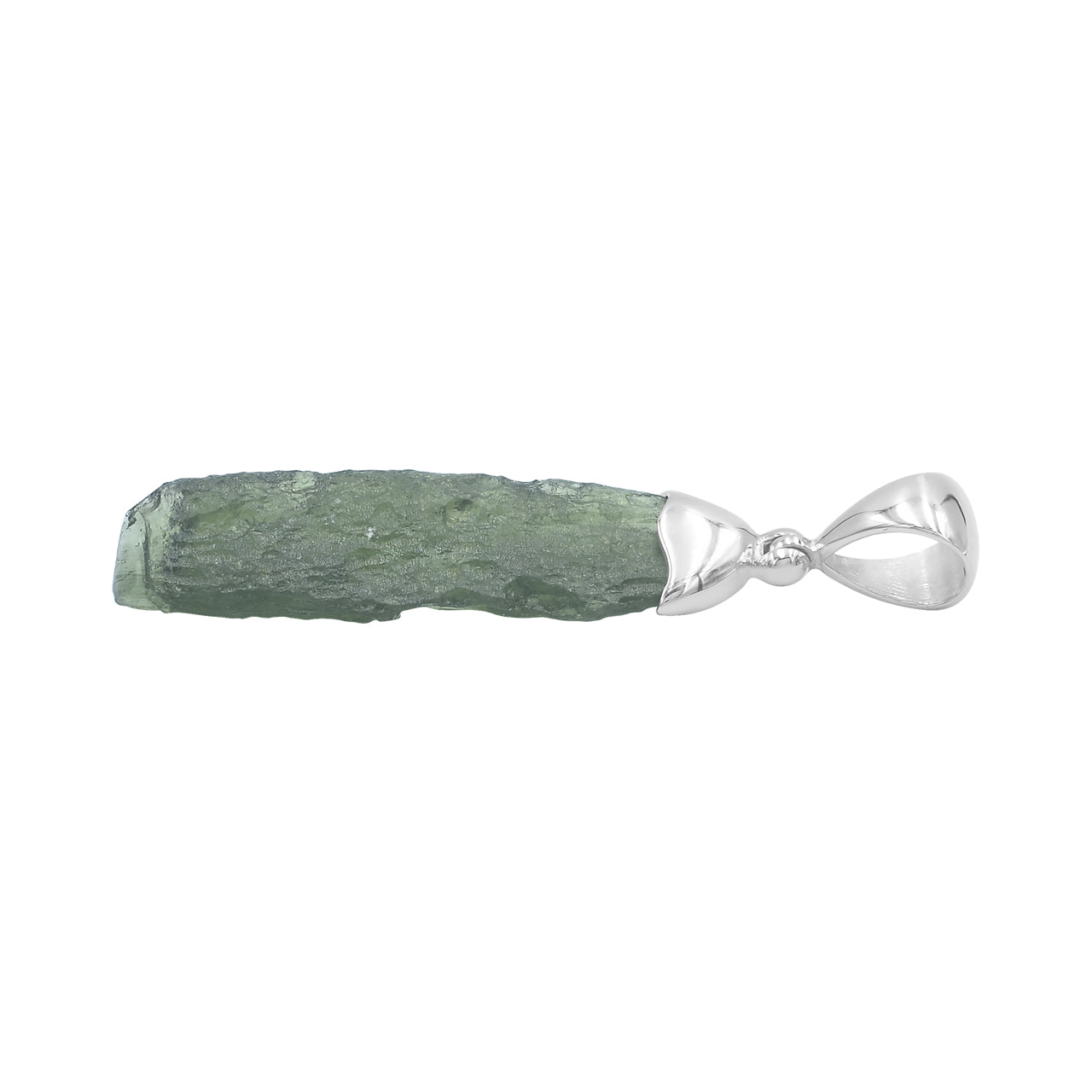 Moldavite Cap Set Pendant