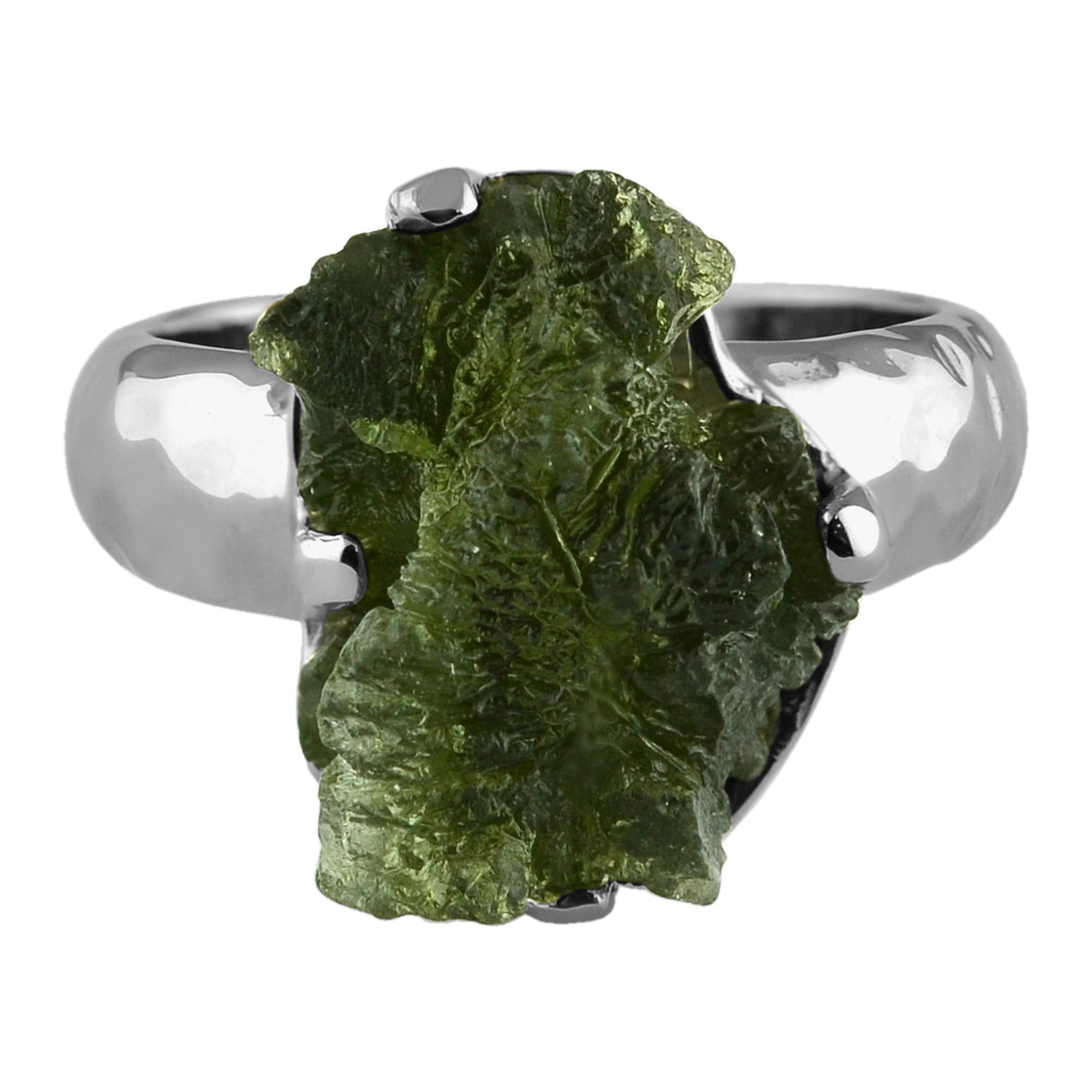 Moldavite Ring