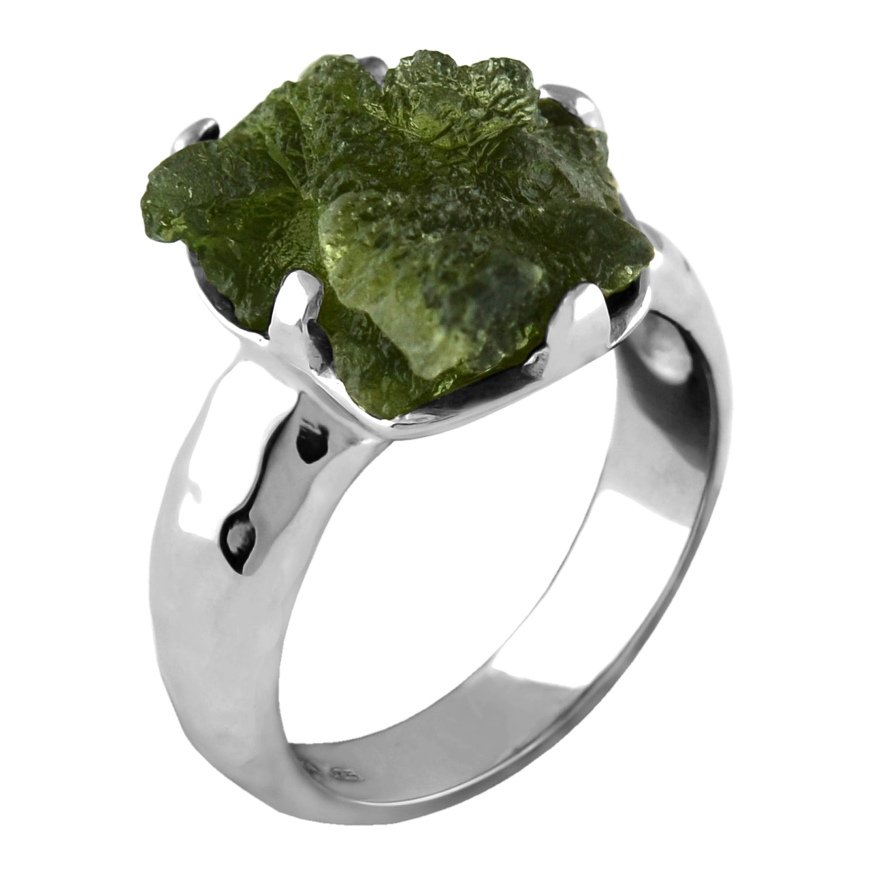 Moldavite Ring