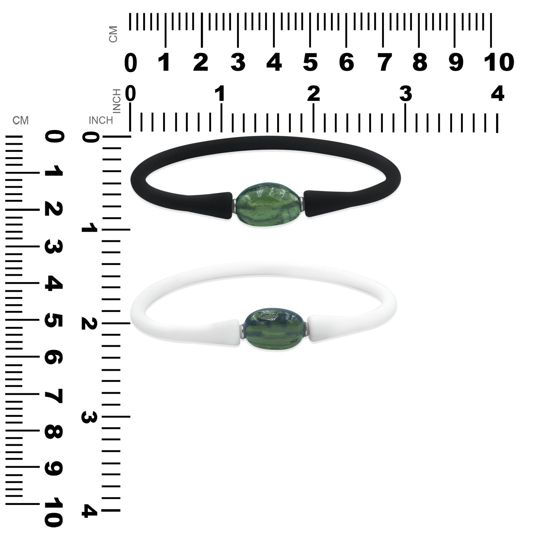 Moldavite Silicone Bracelet