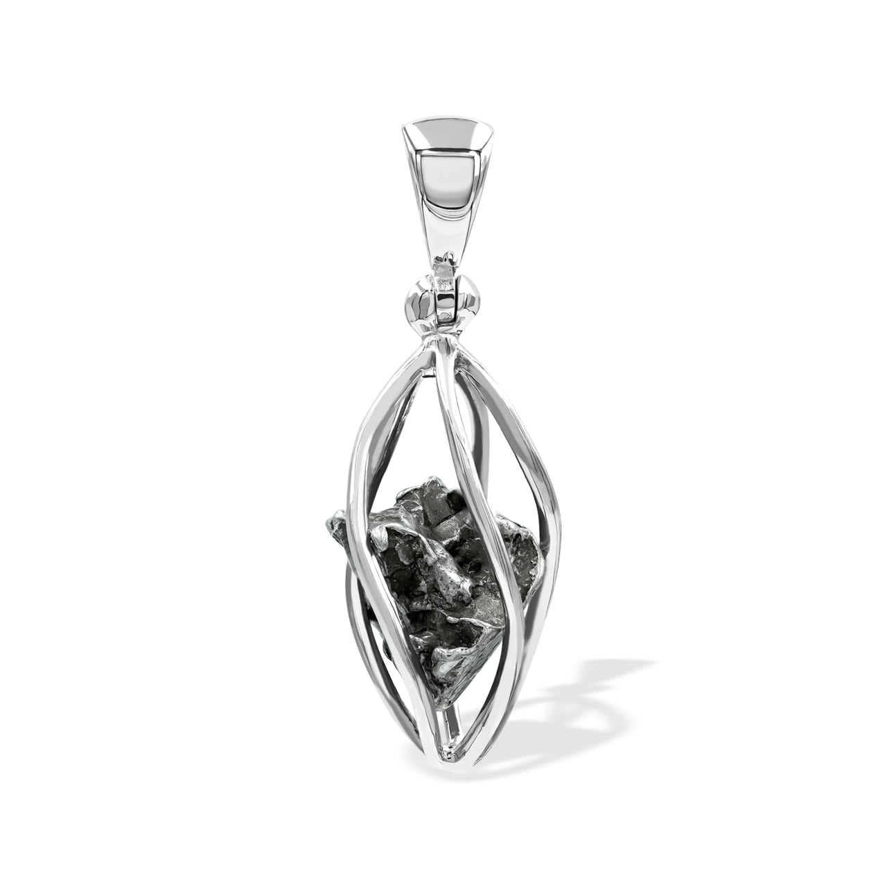 Campo del Cielo Meteorite Cage Pendant