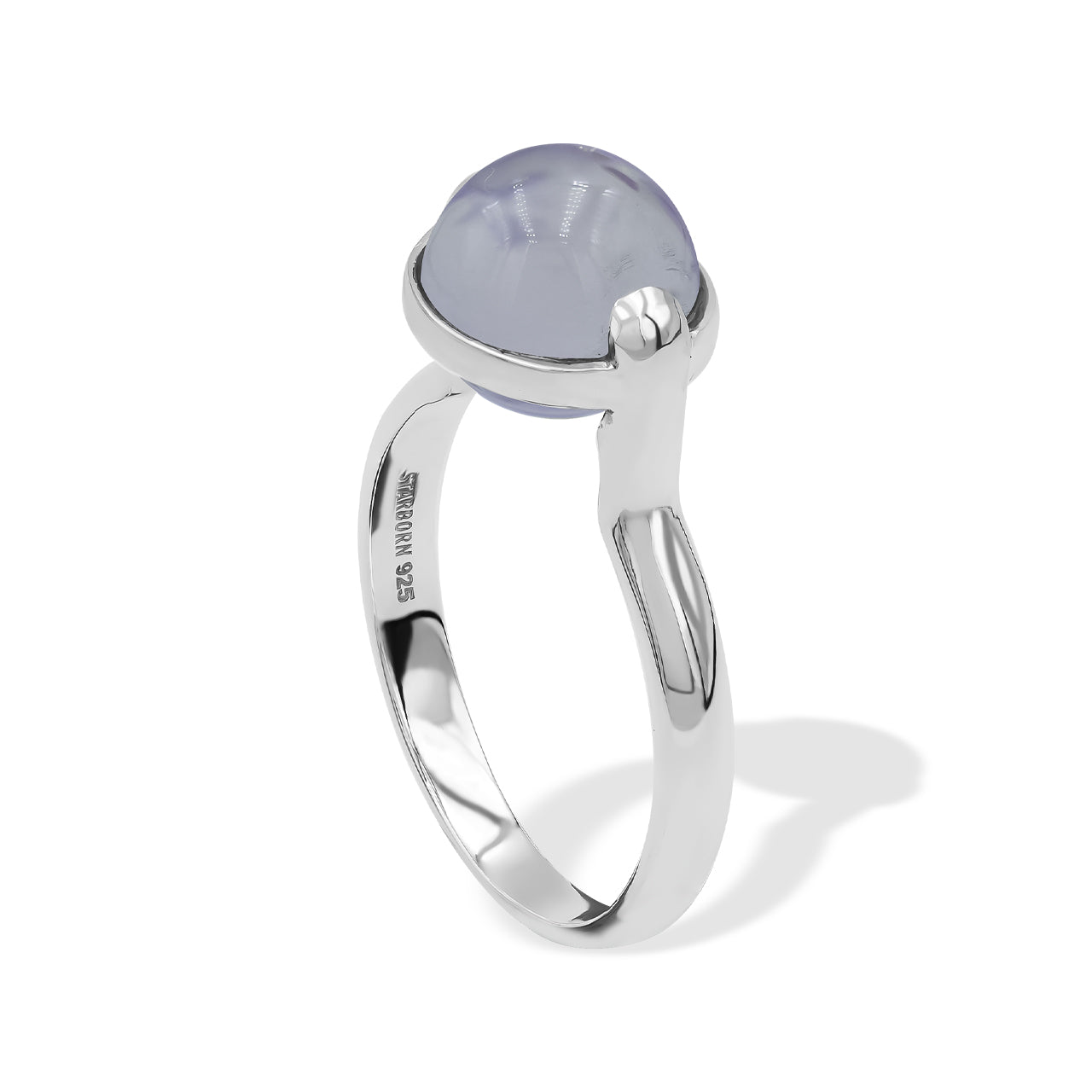 Moon Amethyst Sphere Ring