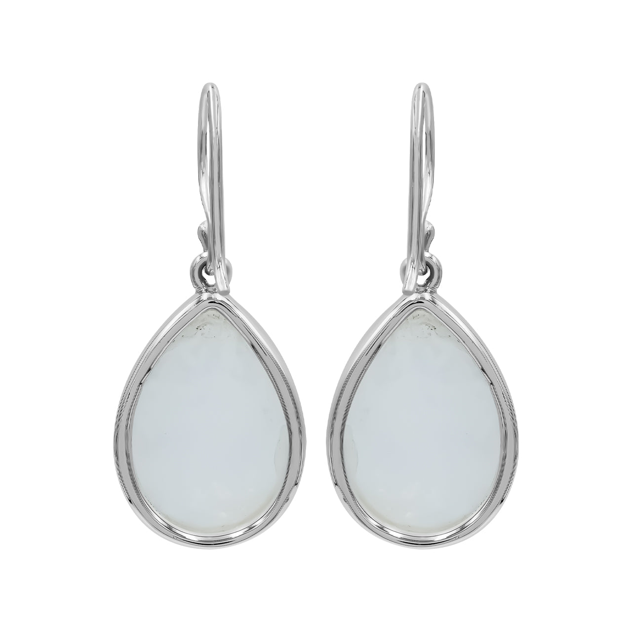 Faceted Mother of Pearl Earring