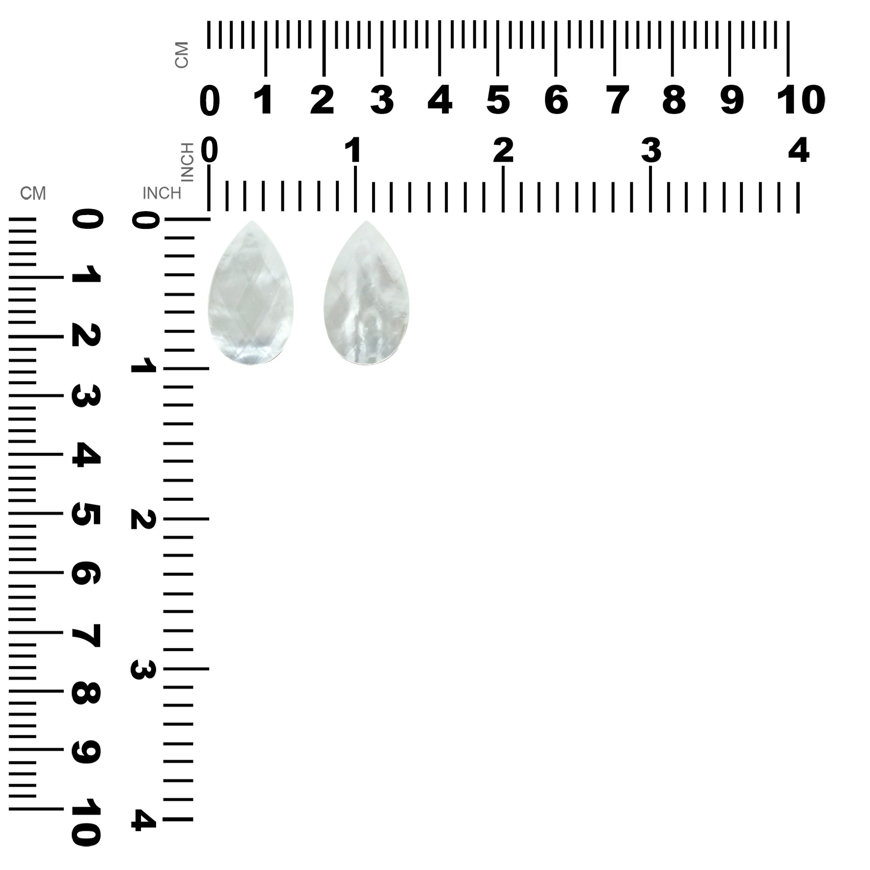 MOP and Quartz Doublet 25 x 15 mm