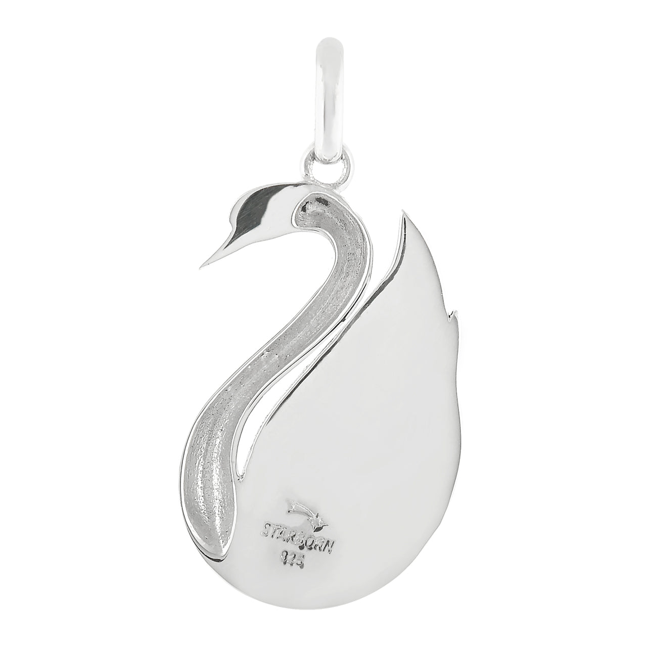 Mother of Pearl Swan Pendant