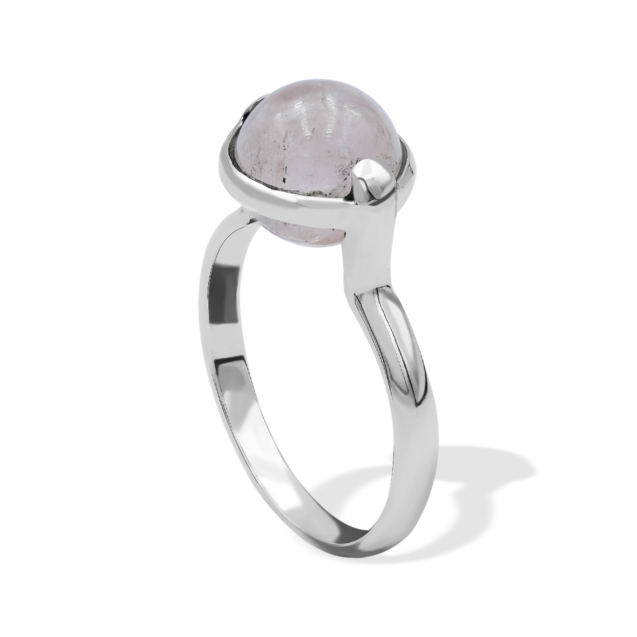 Morganite Sphere Ring