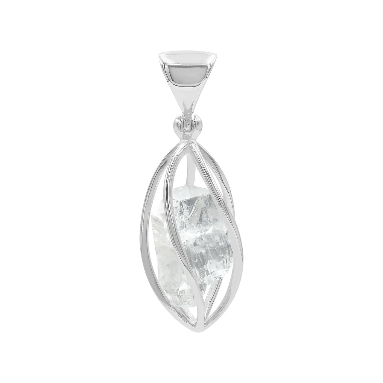 Petalite Caged Setting Pendant