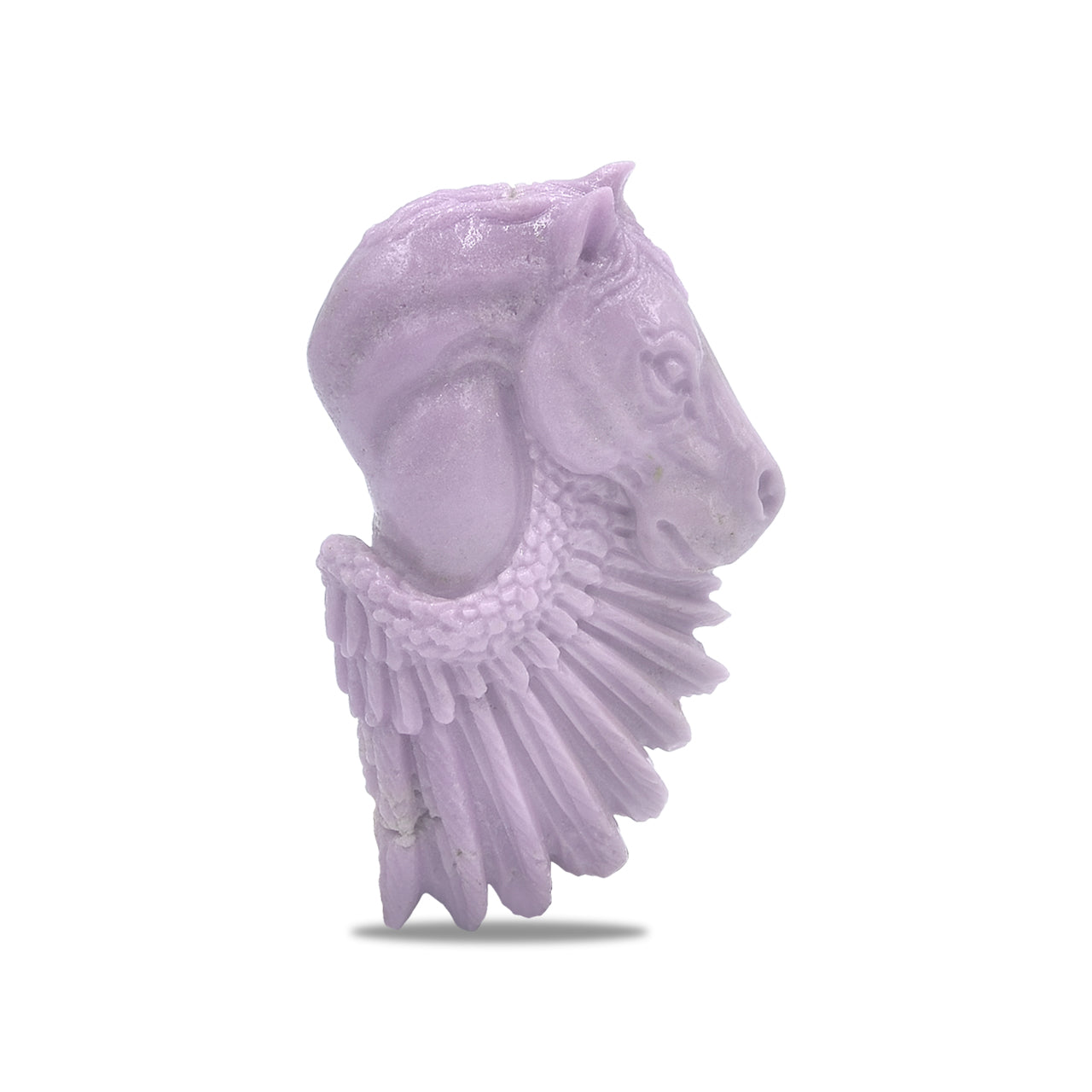 Carved Phosphosiderite Pegasus