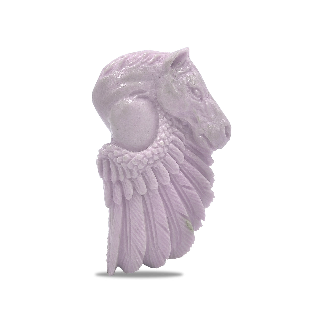 Carved Phosphosiderite Pegasus