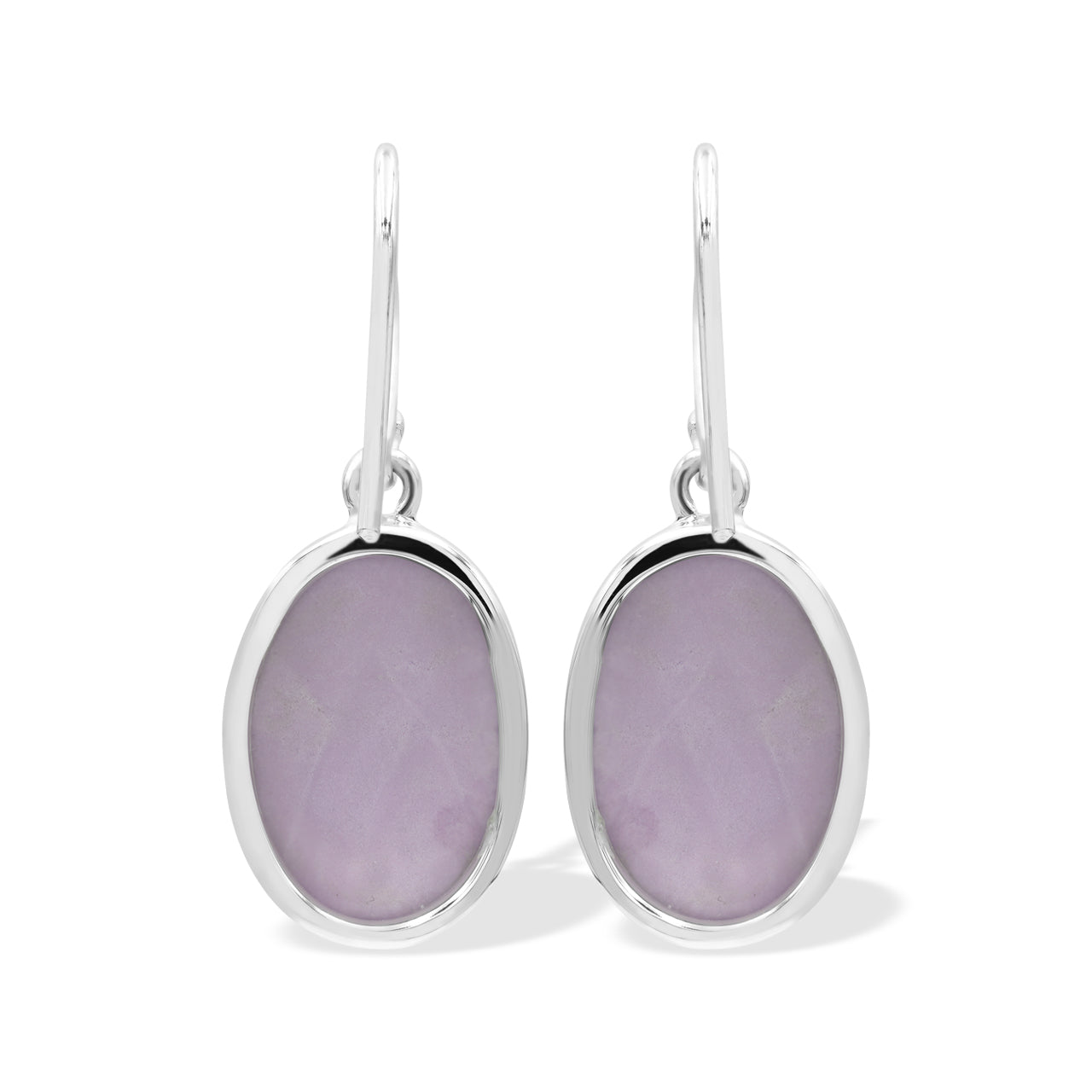 Phosphosiderite Oval Earrings