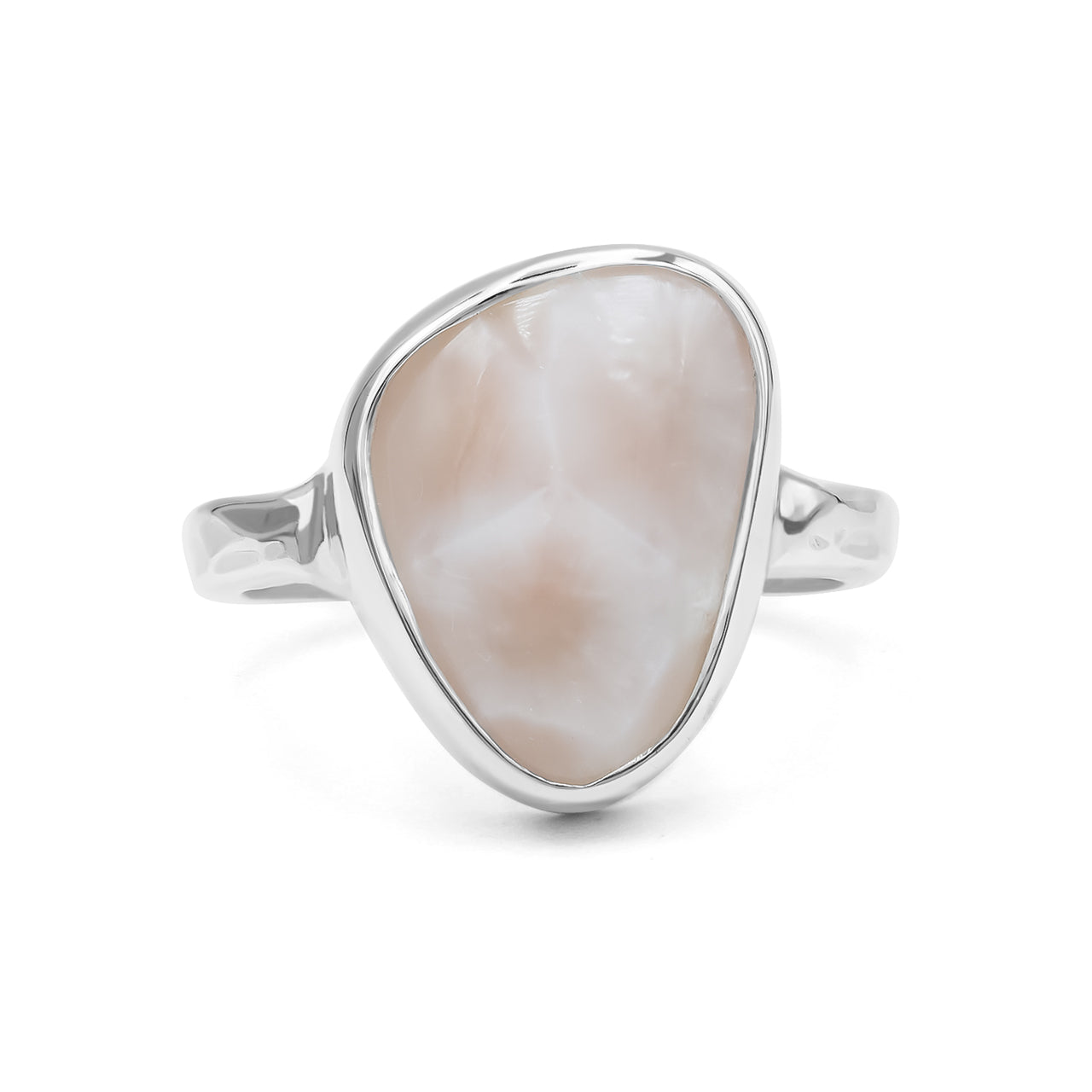 Stunning Pink Natrolite Ring