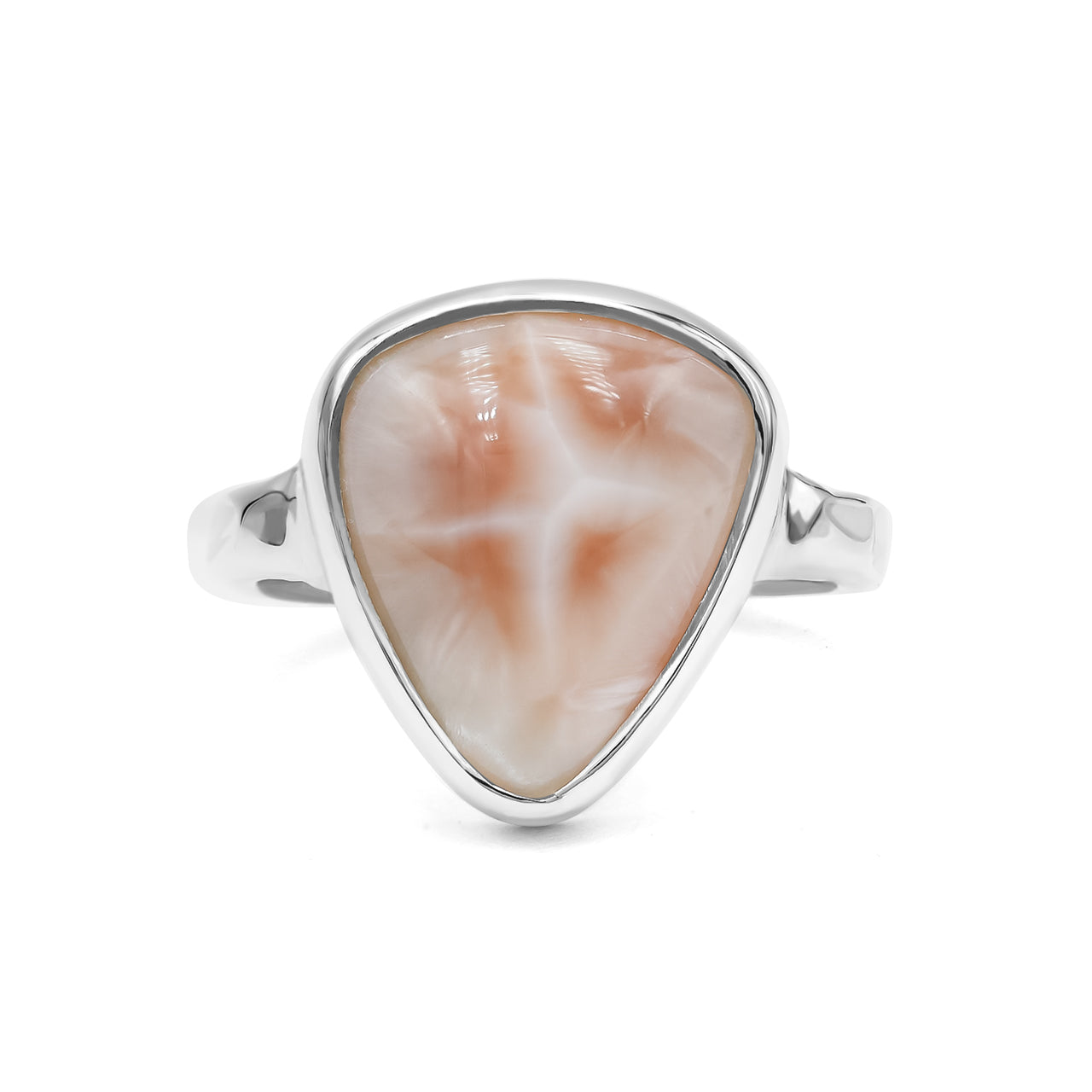 Stunning Pink Natrolite Ring