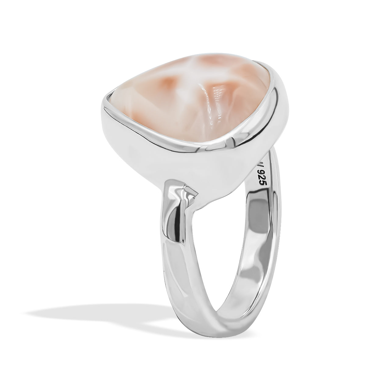 Stunning Pink Natrolite Ring