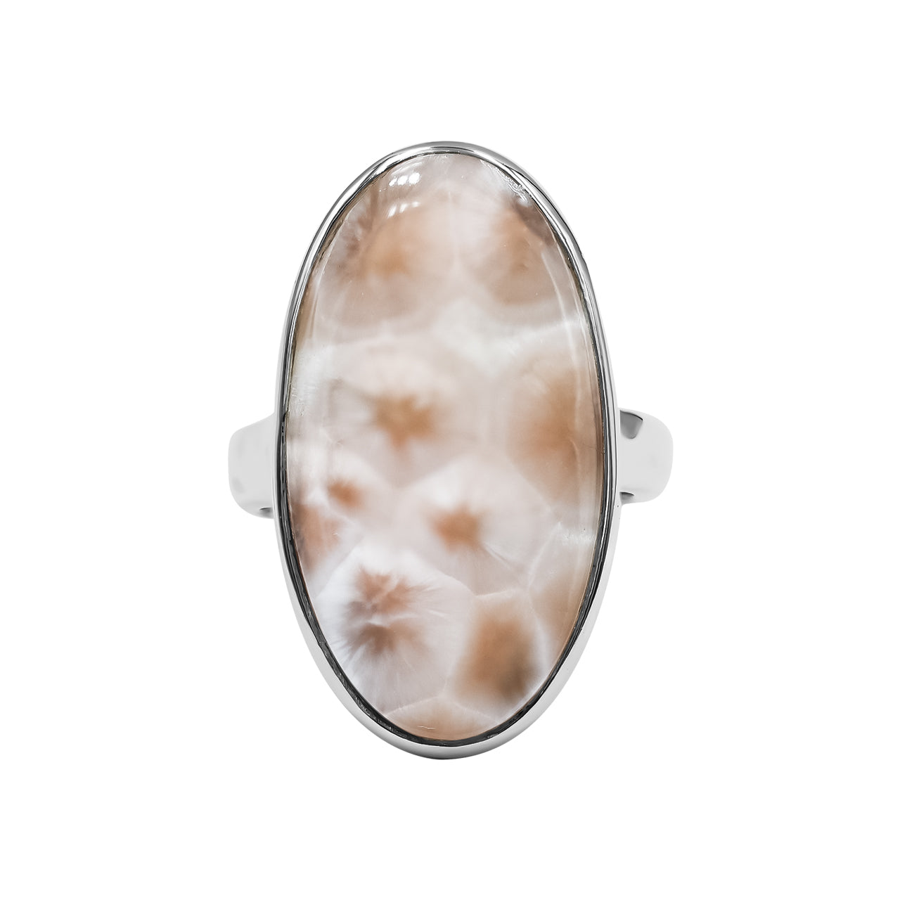 Pink Natrolite Ring