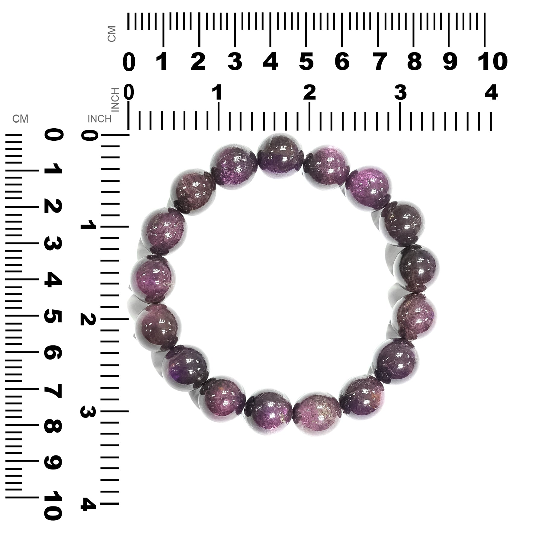 Purpurite Bead Bracelet