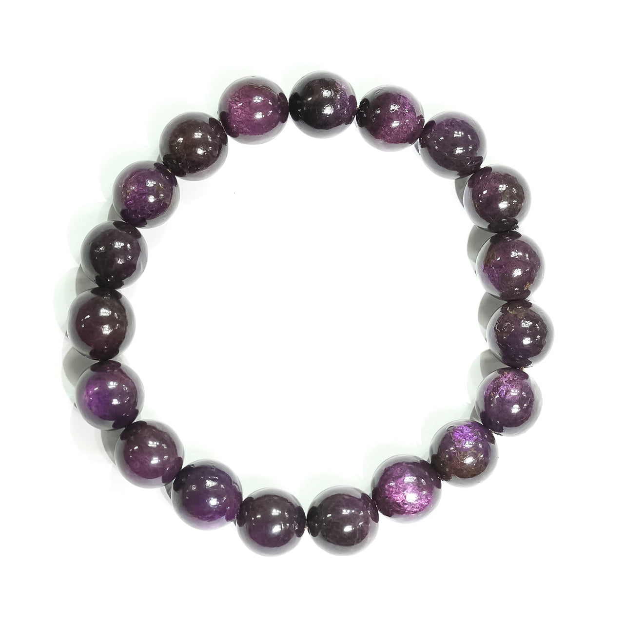 Purpurite Bead Bracelet