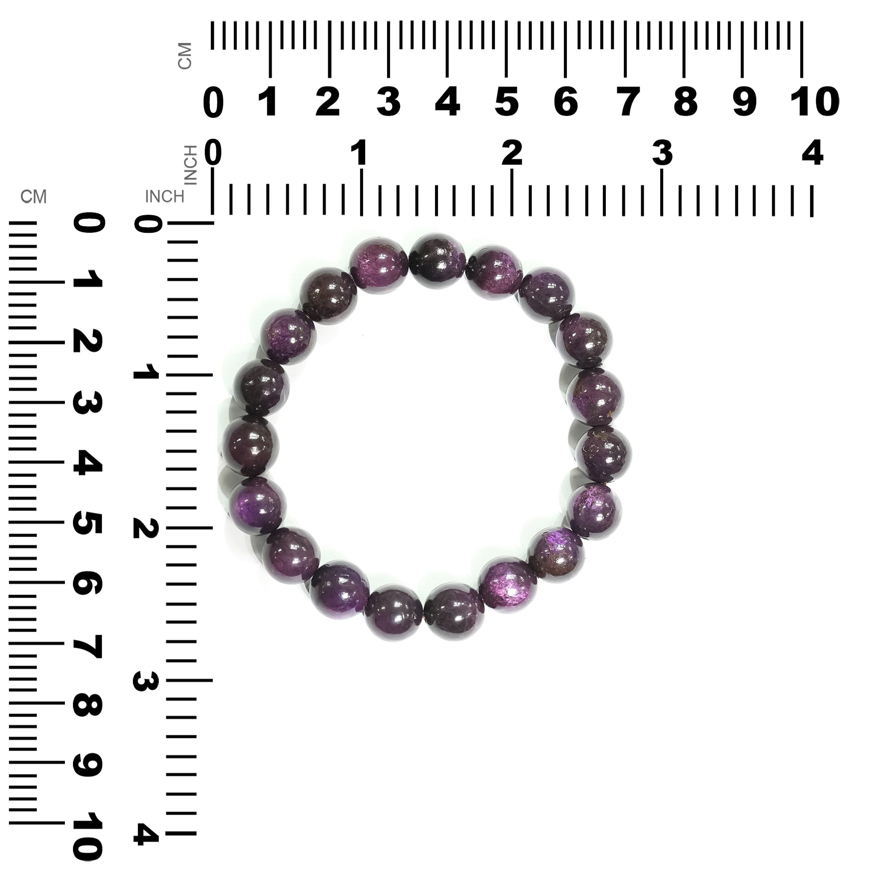 Purpurite Bead Bracelet