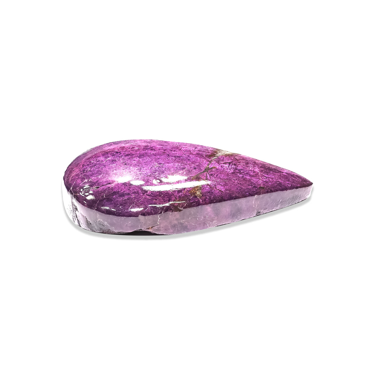 Purpurite Pear Cabochon 34mm