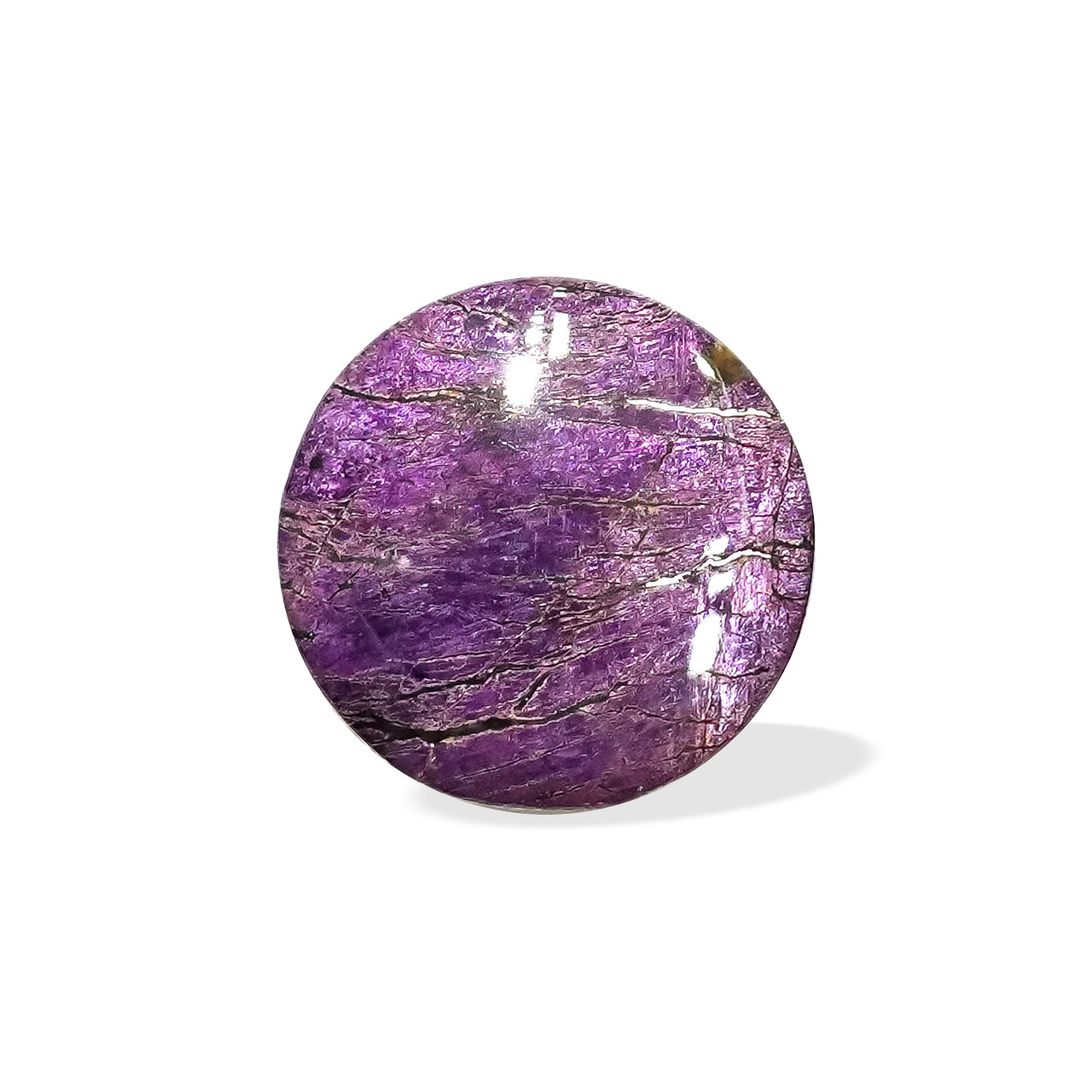 Purpurite Round Cabochon 15mm