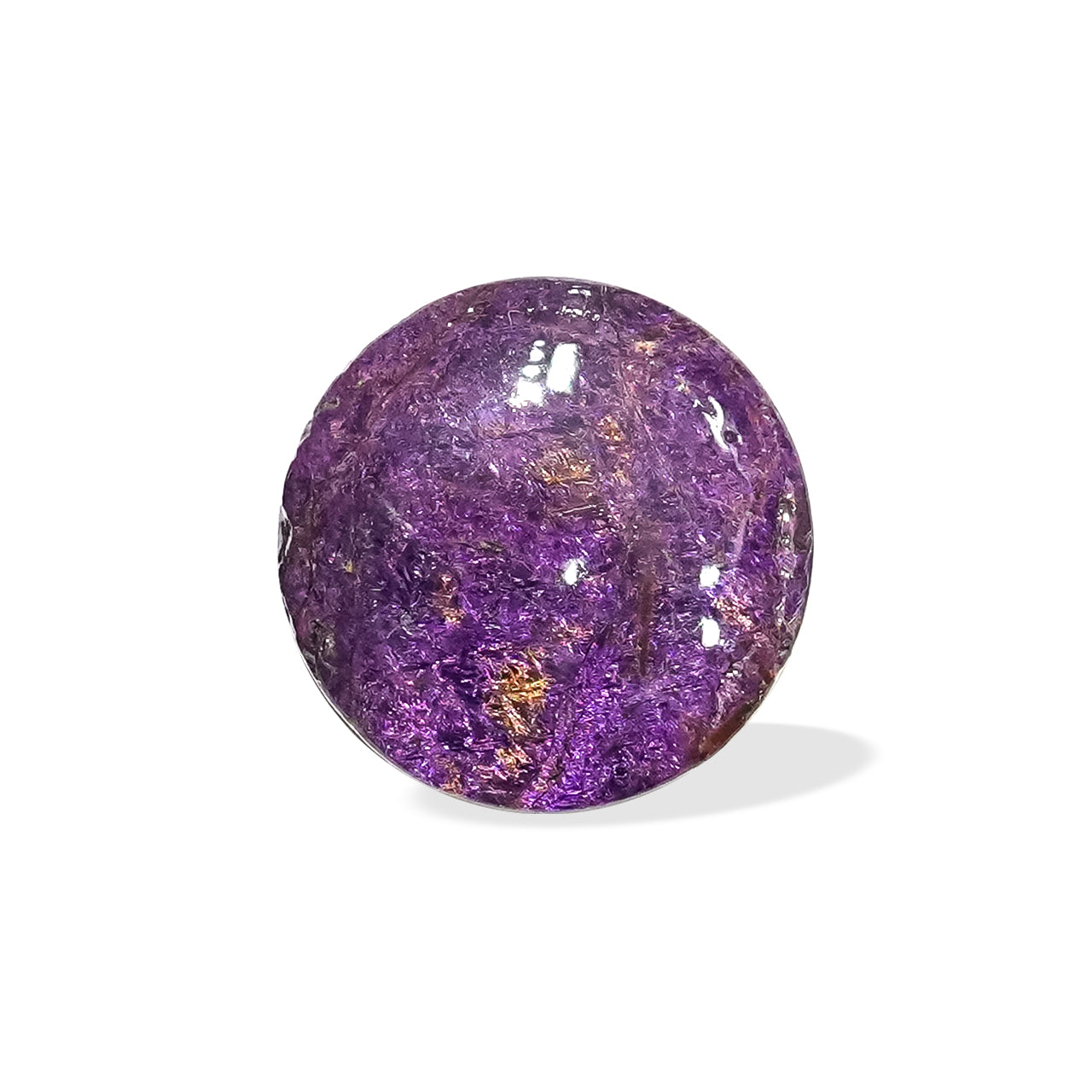 Purpurite Round Cabochon 15mm