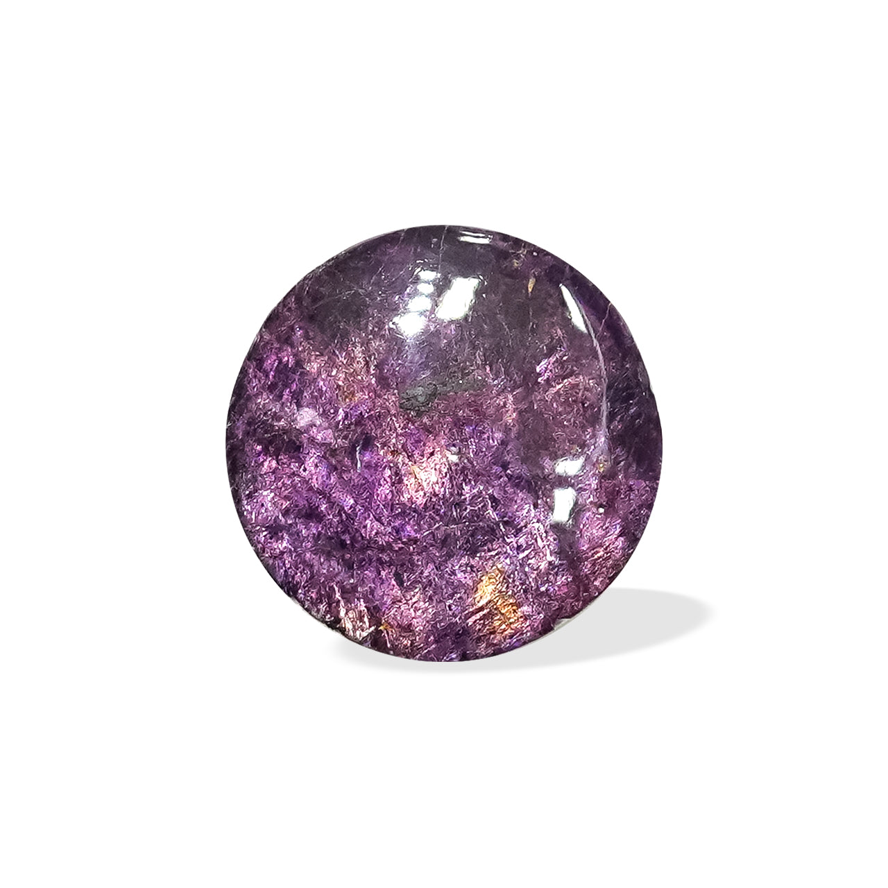 Purpurite Round Cabochon 15mm