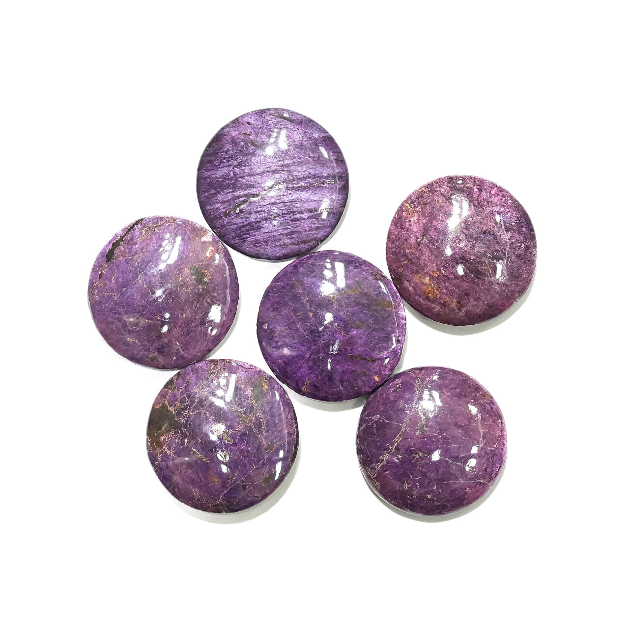 Purpurite Round Cabochon 18mm