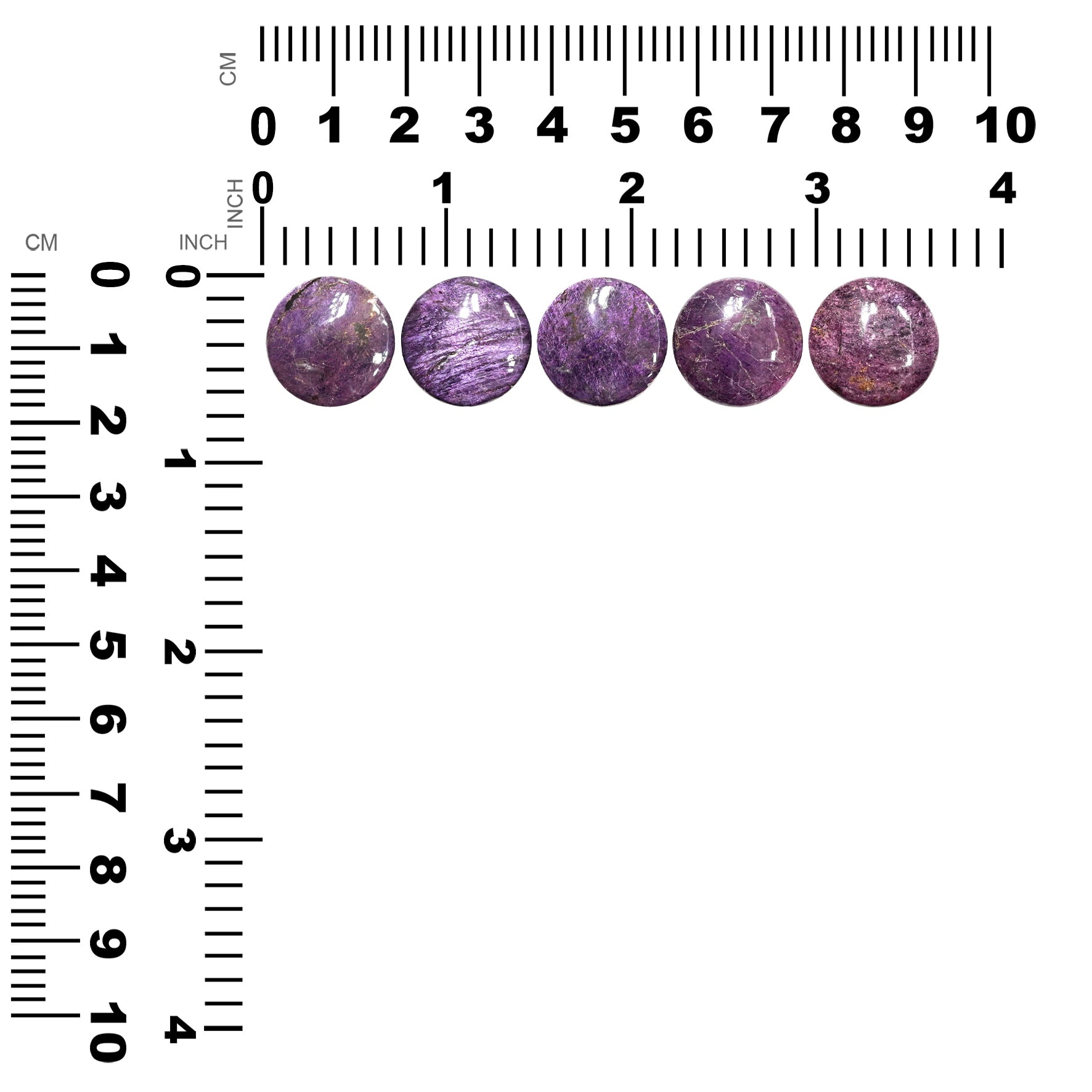 Purpurite Round Cabochon 18mm