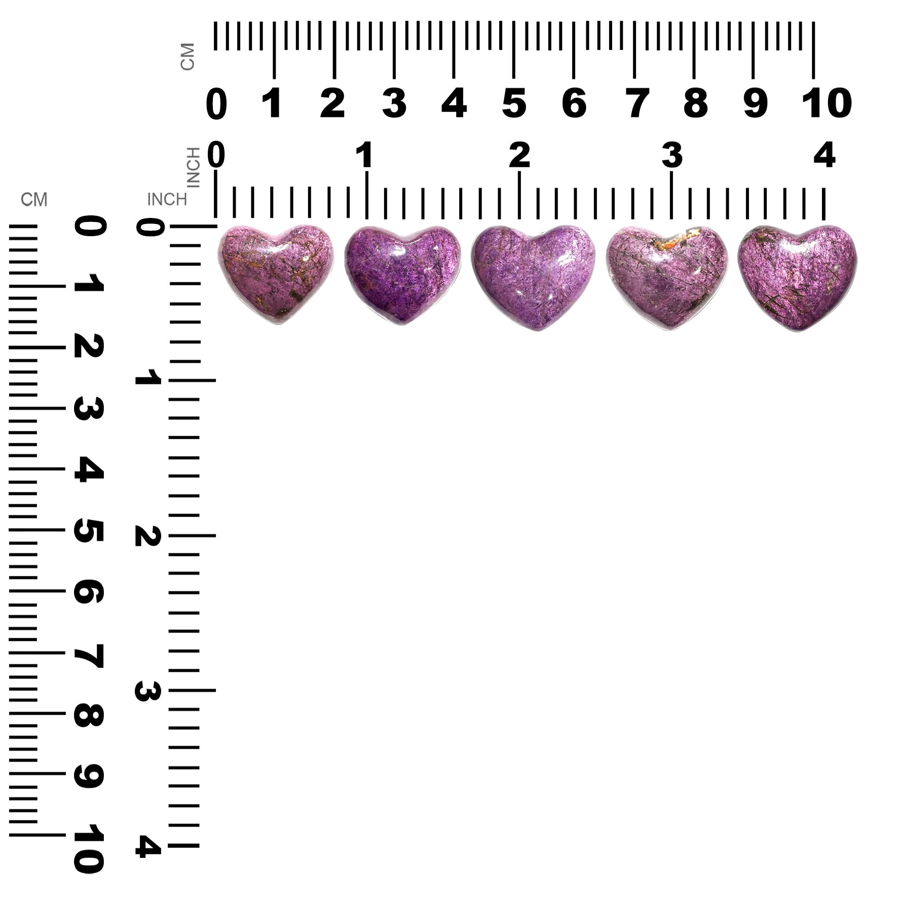 Purpurite Heart Medium 20.4-27ct