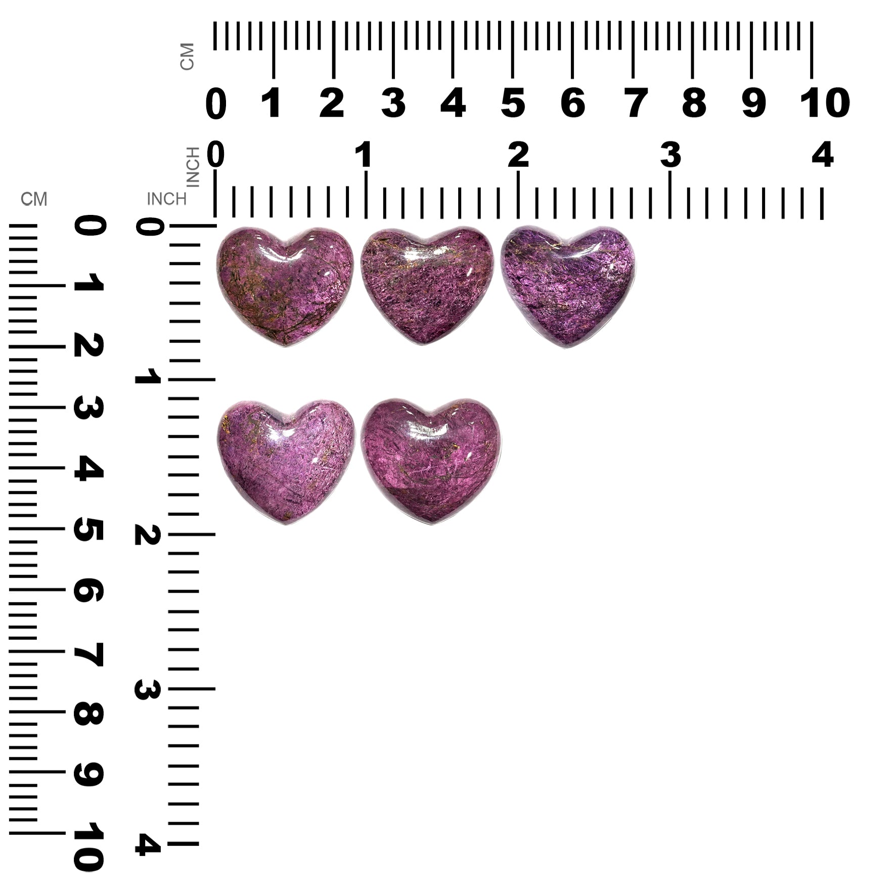 Purpurite Heart Large 34.4-45.5ct