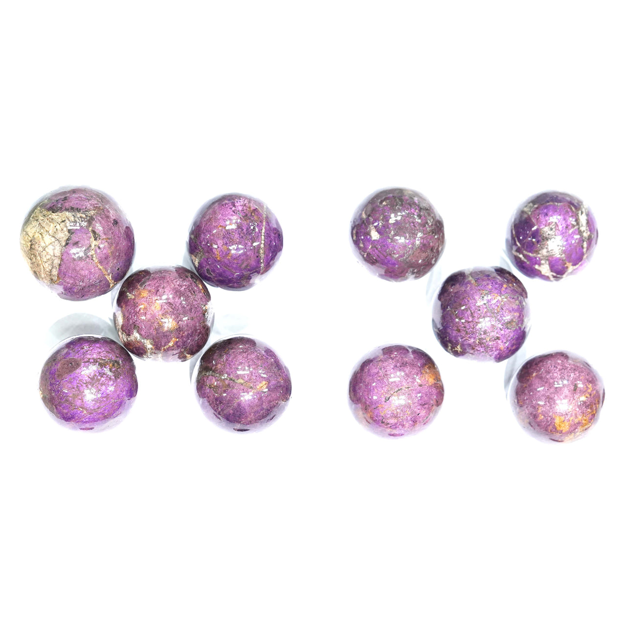 10 pieces of Purpurite Sphere