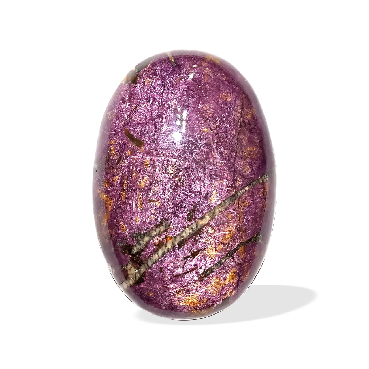 Purpurite Polished Palm Stone 2.4 - 3 inches